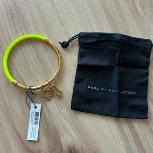 NWT Marc by Marc Jacobs Neon Yellow Bangle Bracelet
